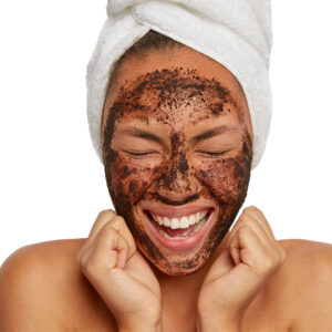 Skin care routine - Exfoliate coffee